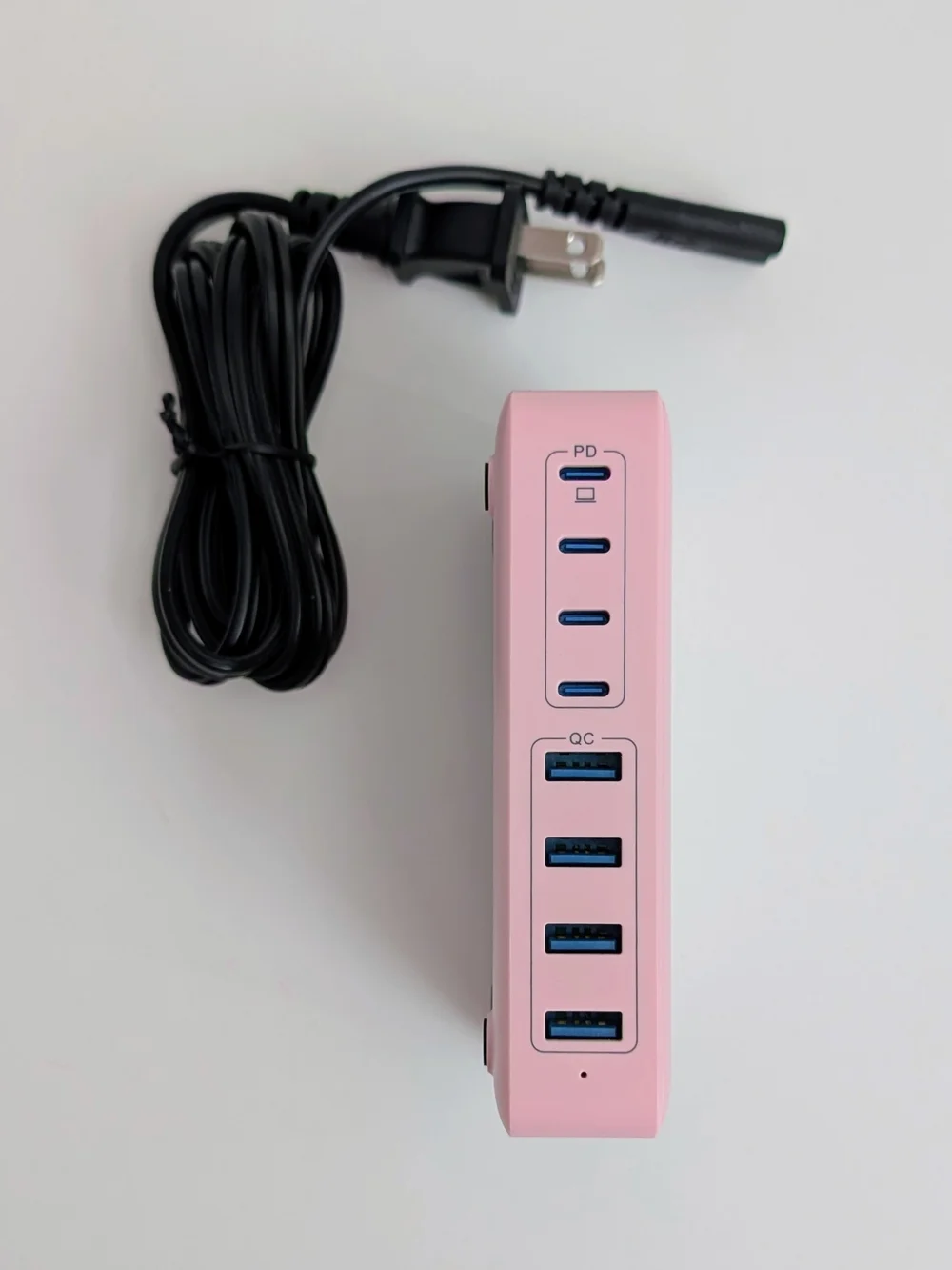 Multi-Device 8-Port USB Charging Station - Pink